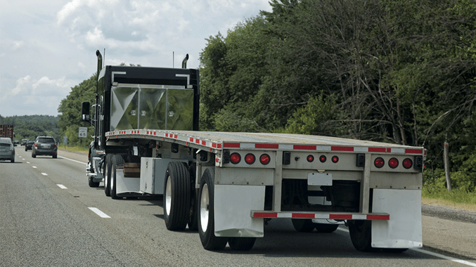 Flatbed-trailer-empty